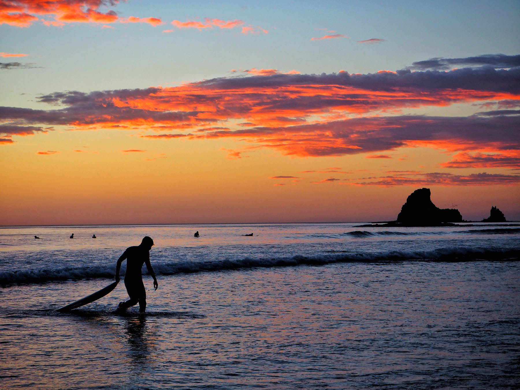 Surfing San Juan del Sur in Nicaragua